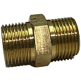Переходник, ниппель 3/8 на 3/8, латунь