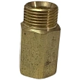 Переходник 3/8 на 3/8 (латунь), давление 296 бар