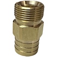 Переходник М22*1,5 на 1/4 (латунь)
